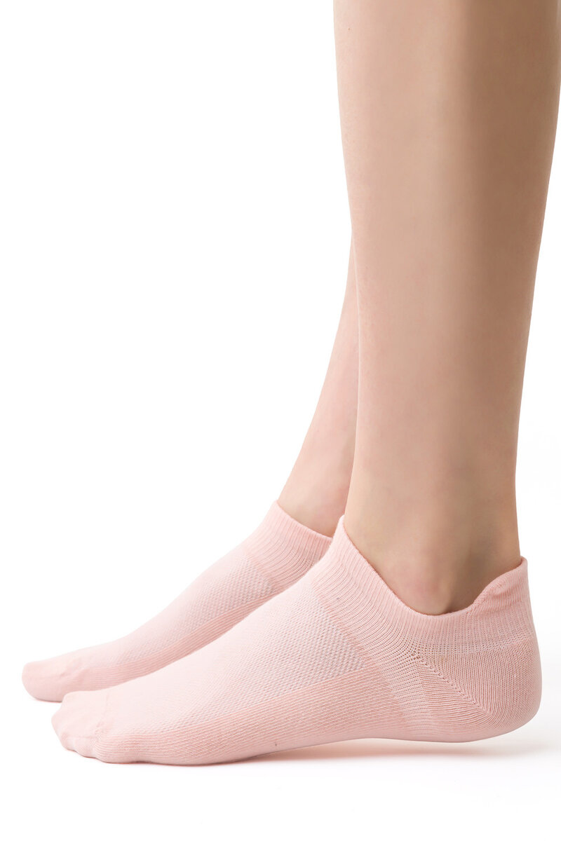 Kotníčkové ponožky Steven v růžové barvě pro ženy, 38-40 i510_49514499624