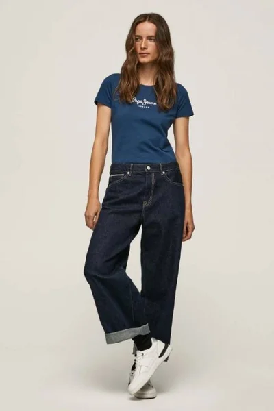 Dámské tričko Pepe Jeans Virginia SS Navy