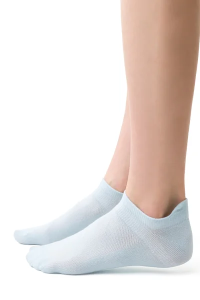 Kotníkové ponožky Steven Modré