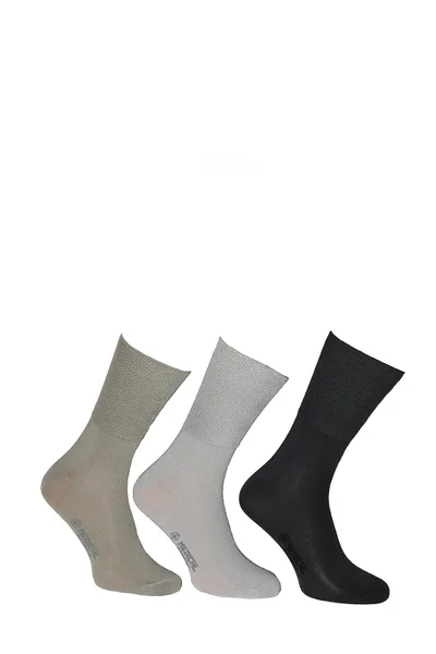 Pánské i dámské zdravotní ponožky Bamboo line netlačící S571 - Terjax Gemini